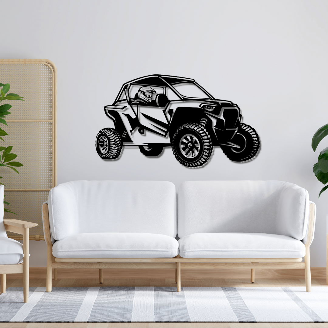 Polaris RZR (w/Driver) - 3D View (angled)