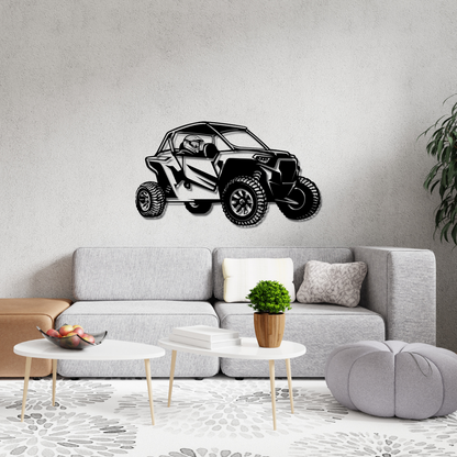 Polaris RZR (w/Driver) - 3D View (angled)